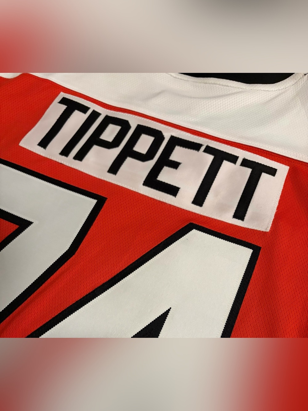 Fanatics Authentic Philadelphia Flyers Owen Tippett #74 Hockey Jersey Men’s Sz L - Picture 7 of 9